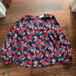 Loft outlet flower blouse XSP
